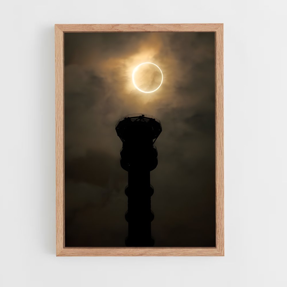 Poster Éclipse Annuelle – affiche Univers (vue 4)